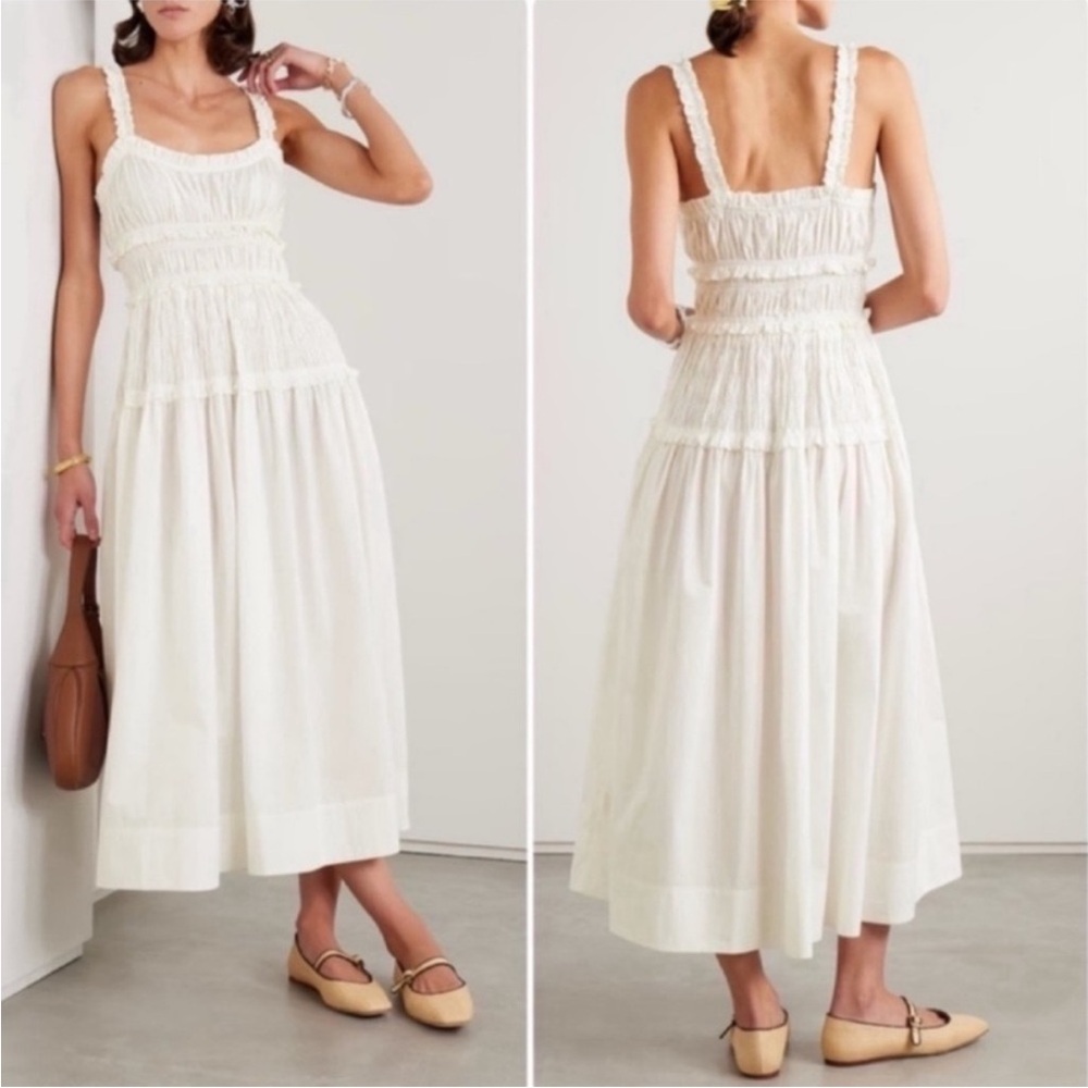 Doen Marianne Dress Ecru White